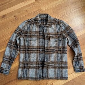 Gray and Brown Plaid Jacket